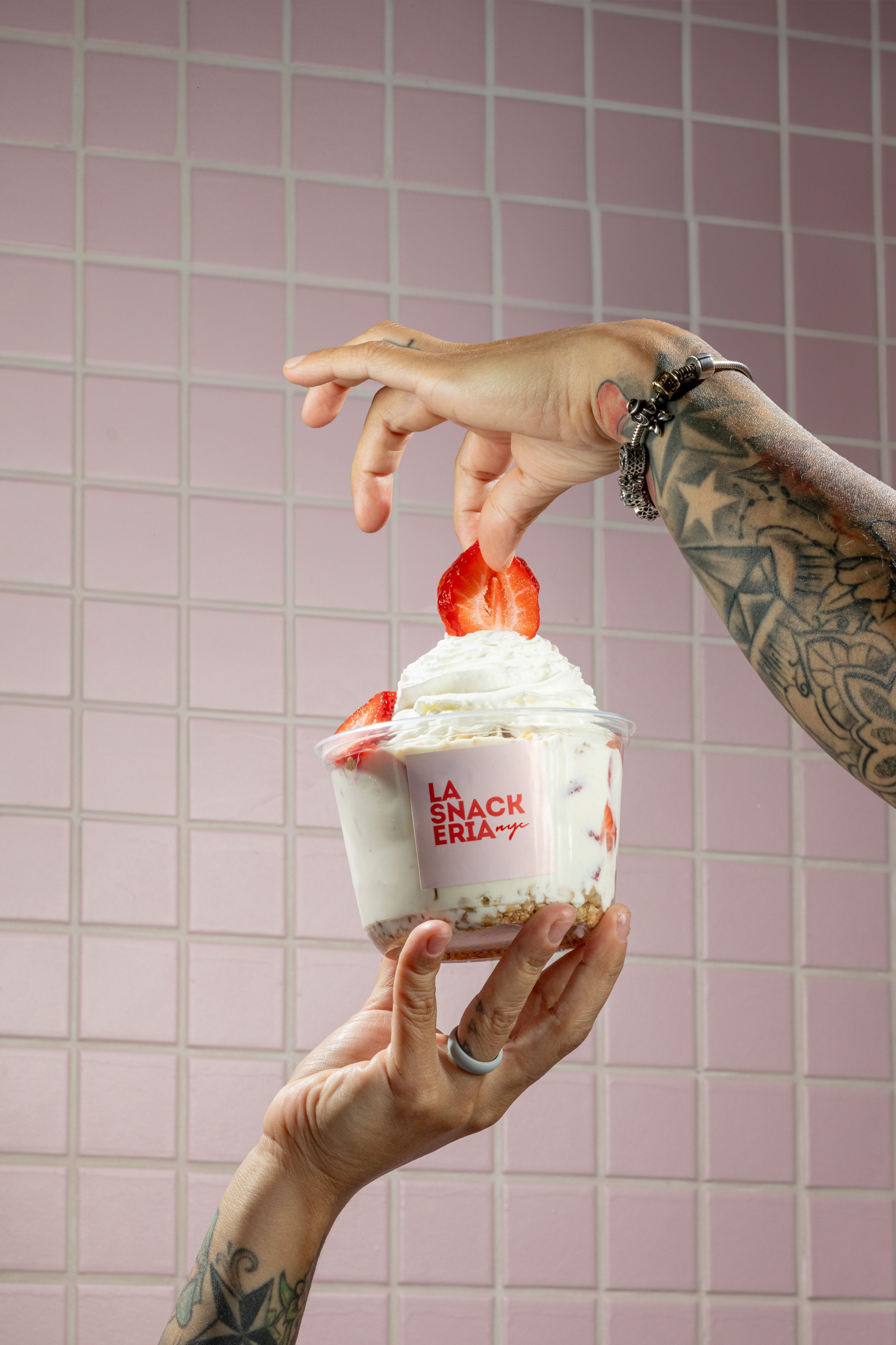 Creative Food Photography for New York based restaurant La Snackeria based out of Sunset Park Brooklyn New York. 
Photographed by Kyran M. John of Foreign Kollective Media, Brand Agency based out of NYC.